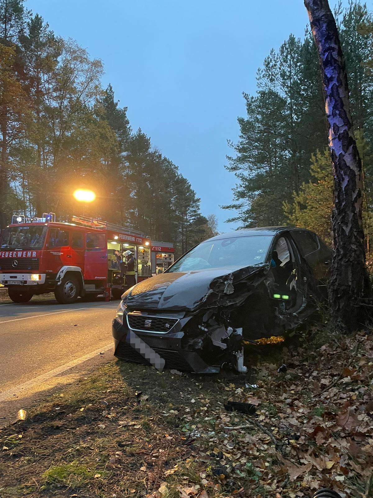 verunfallter PKW